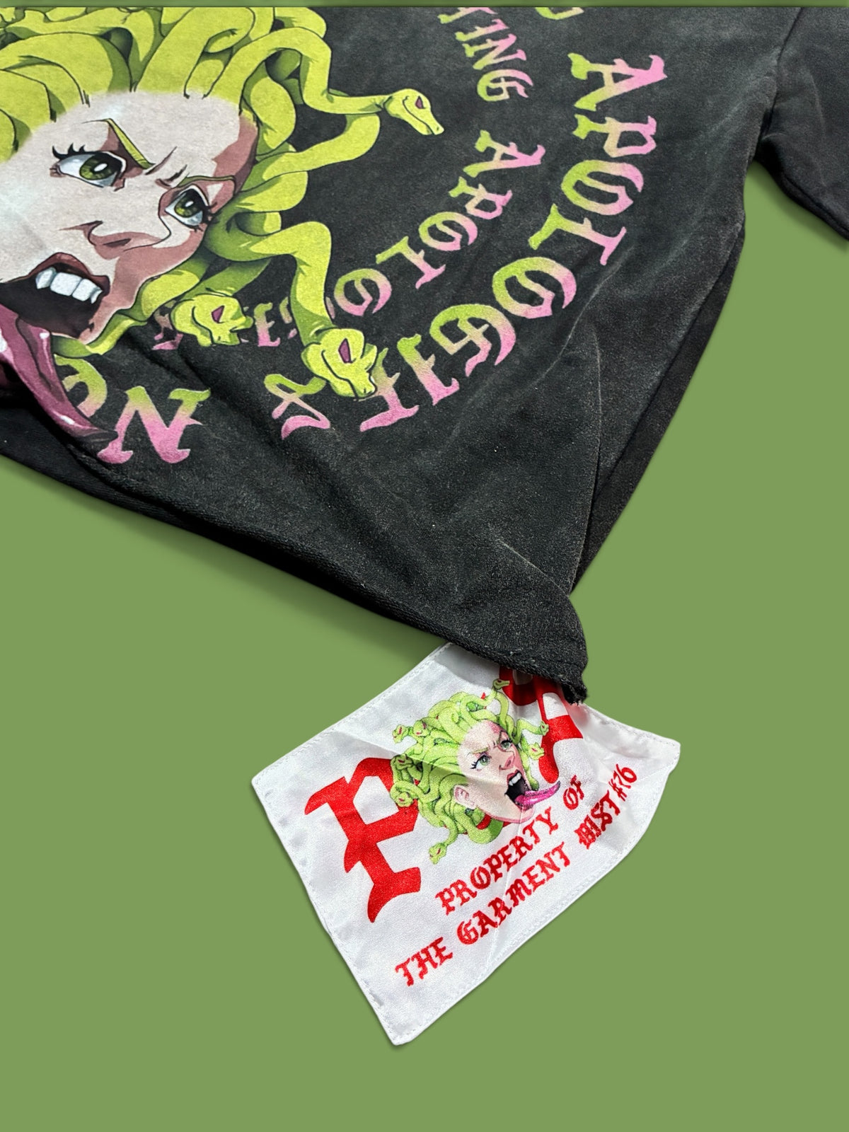 NOW ACCEPTING APOLOGIES —  OVERSIZED CROPPED TEE