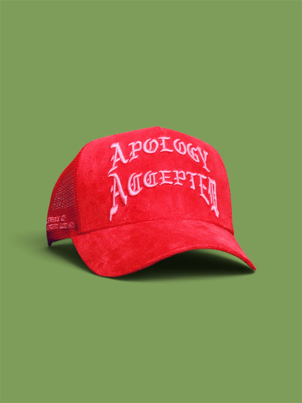 APOLOGY ACCEPTED — Red Trucker