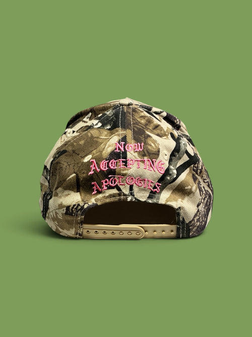 NOW ACCEPTING APOLOGIES — Camo Cap