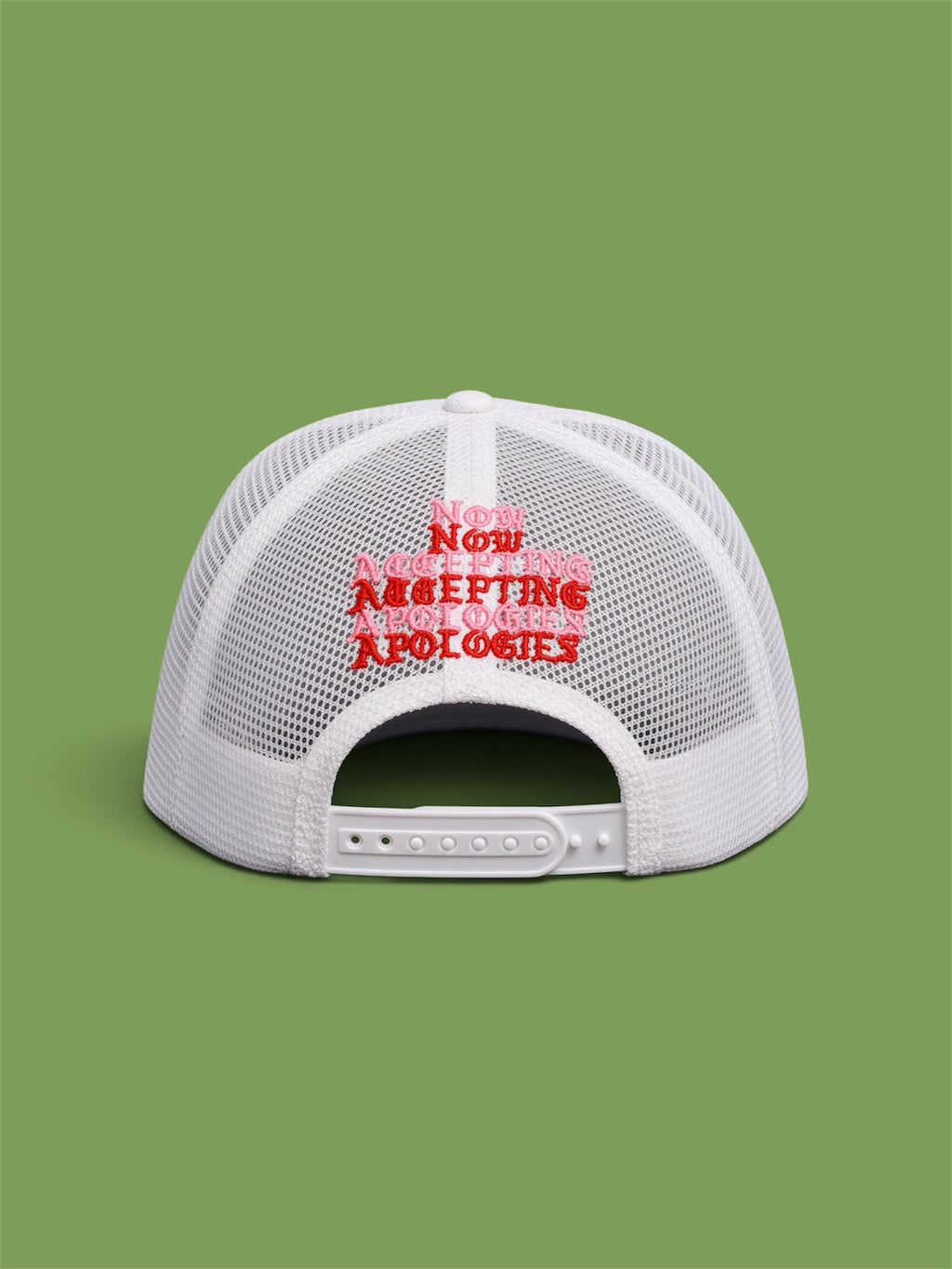NOW ACCEPTING APOLOGIES — TRUCKER CAP