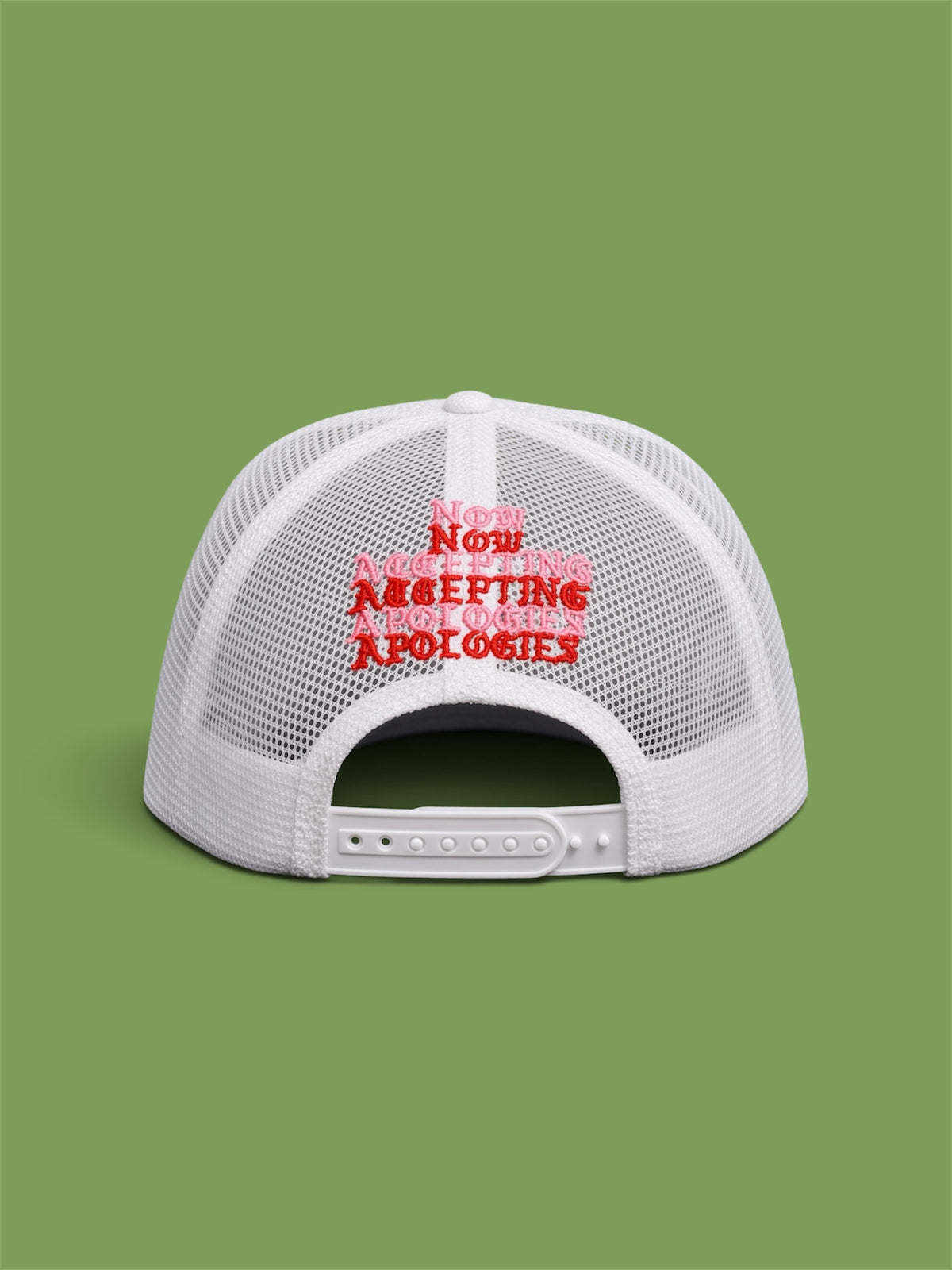 NOW ACCEPTING APOLOGIES — TRUCKER CAP