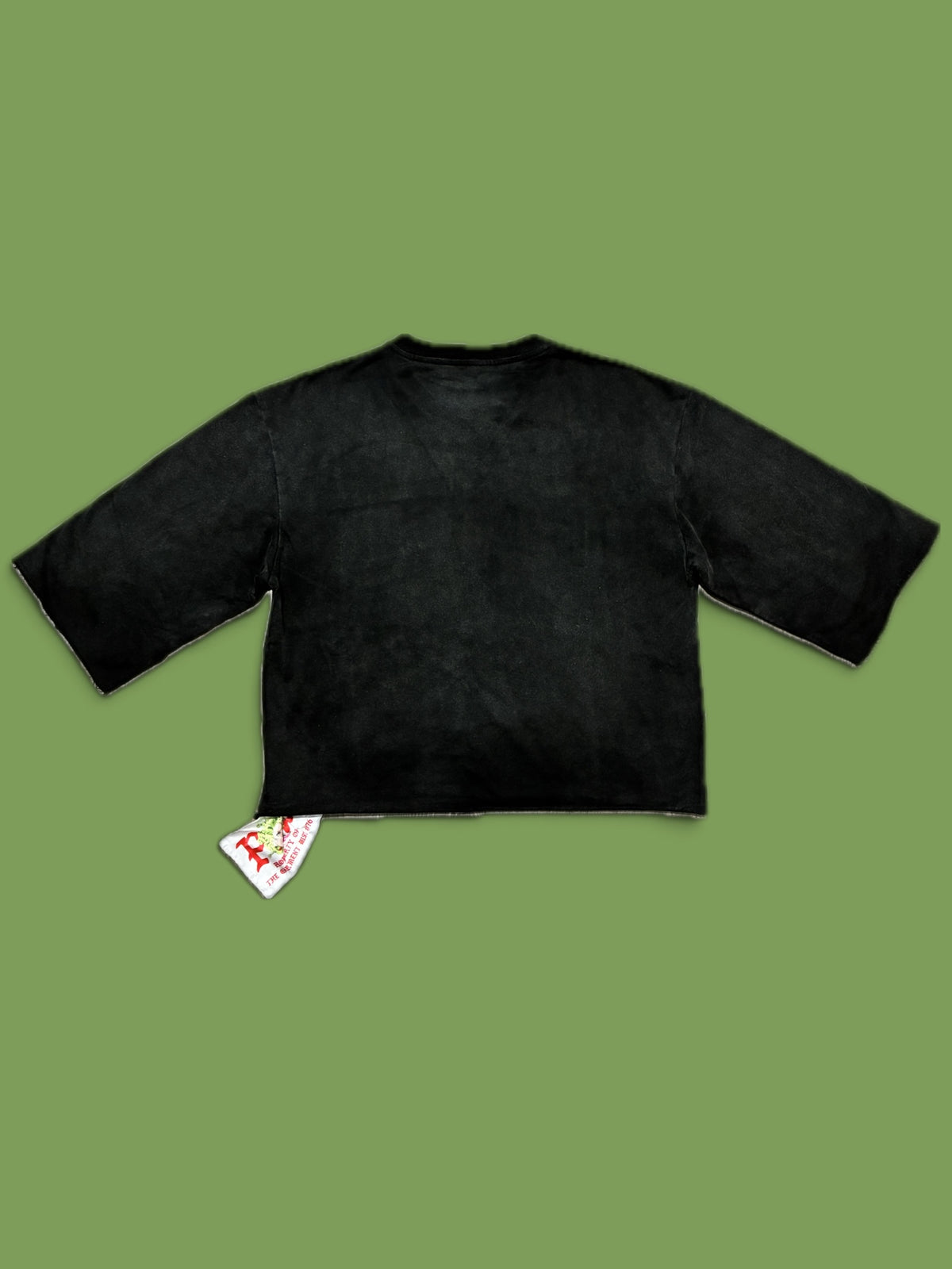 NOW ACCEPTING APOLOGIES —  OVERSIZED CROPPED TEE