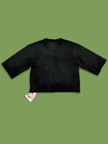 NOW ACCEPTING APOLOGIES —  OVERSIZED CROPPED TEE