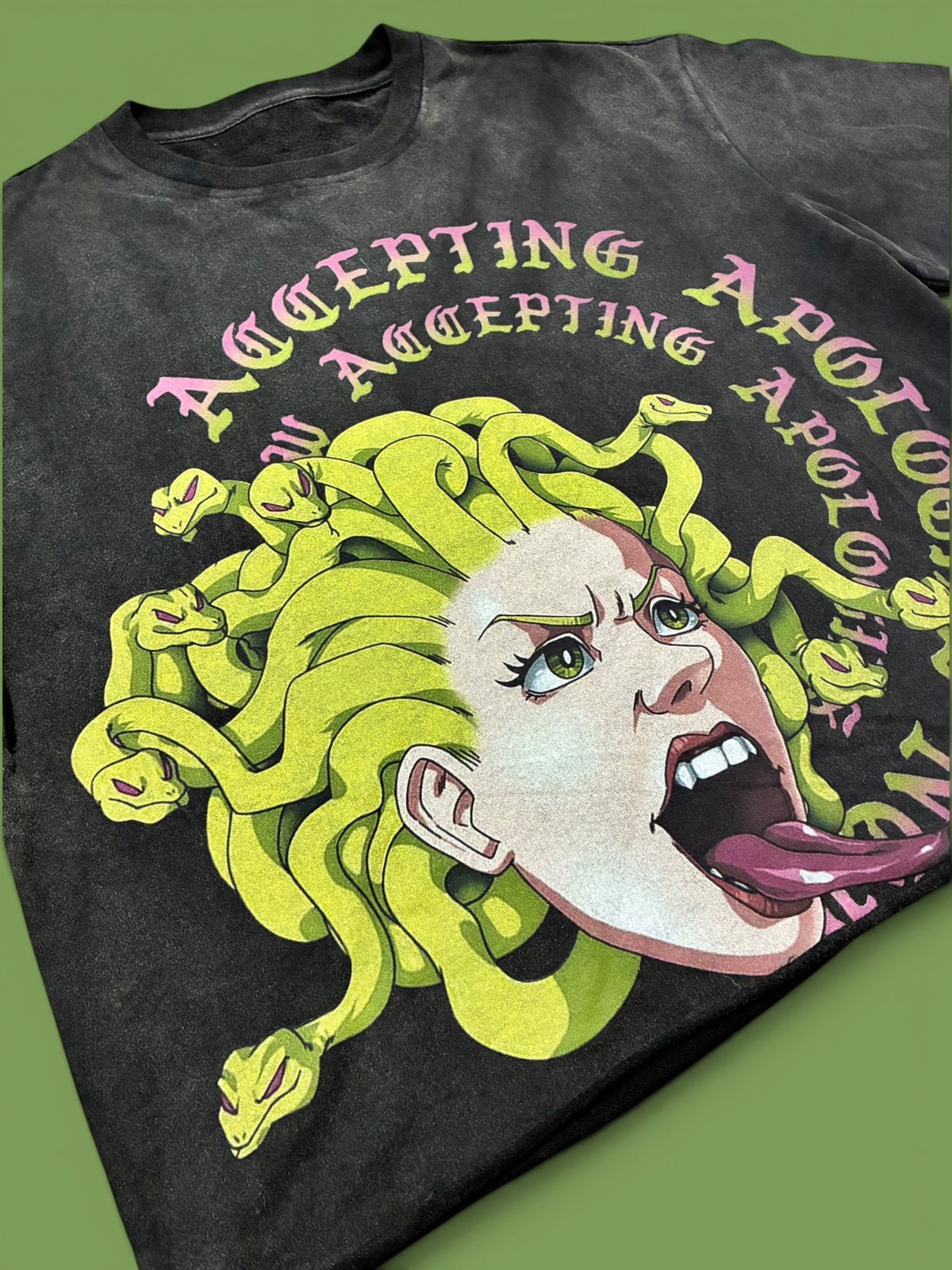 NOW ACCEPTING APOLOGIES —  OVERSIZED CROPPED TEE