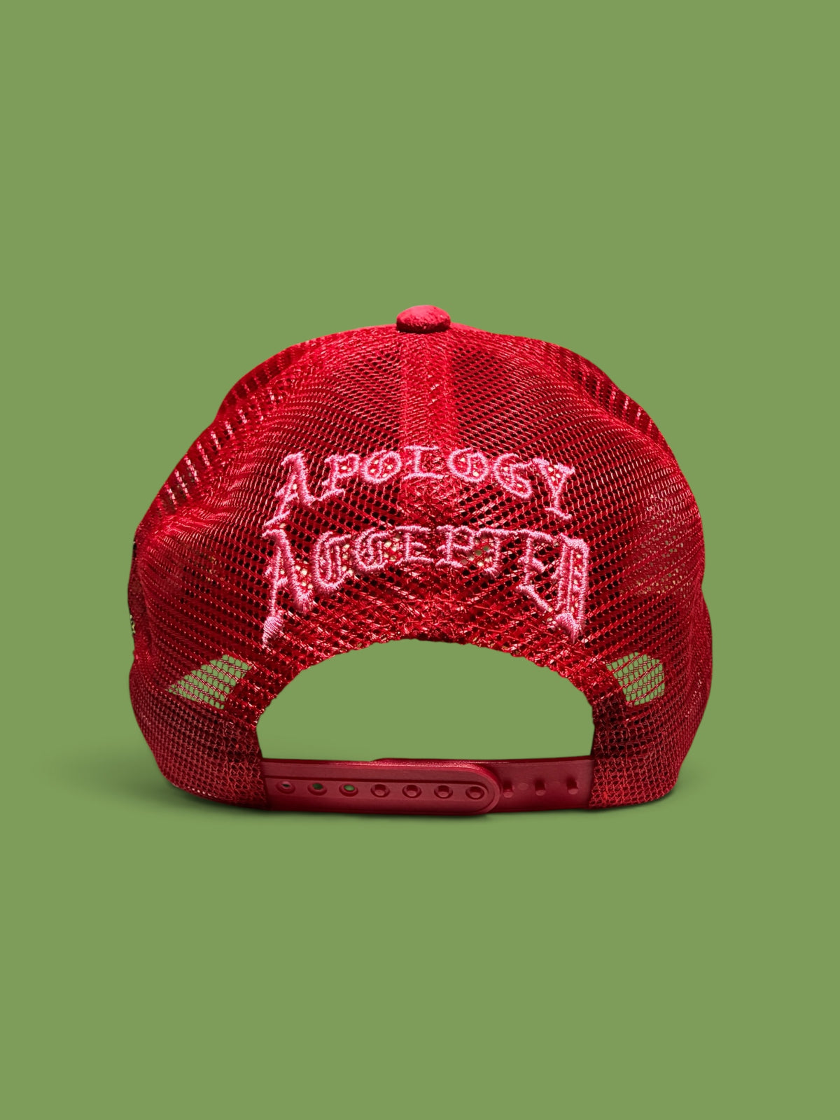 APOLOGY ACCEPTED — Red Trucker